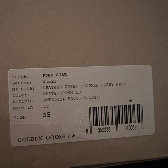 Authentic Golden Goose Pure Star Custom - Picture 5 of 11